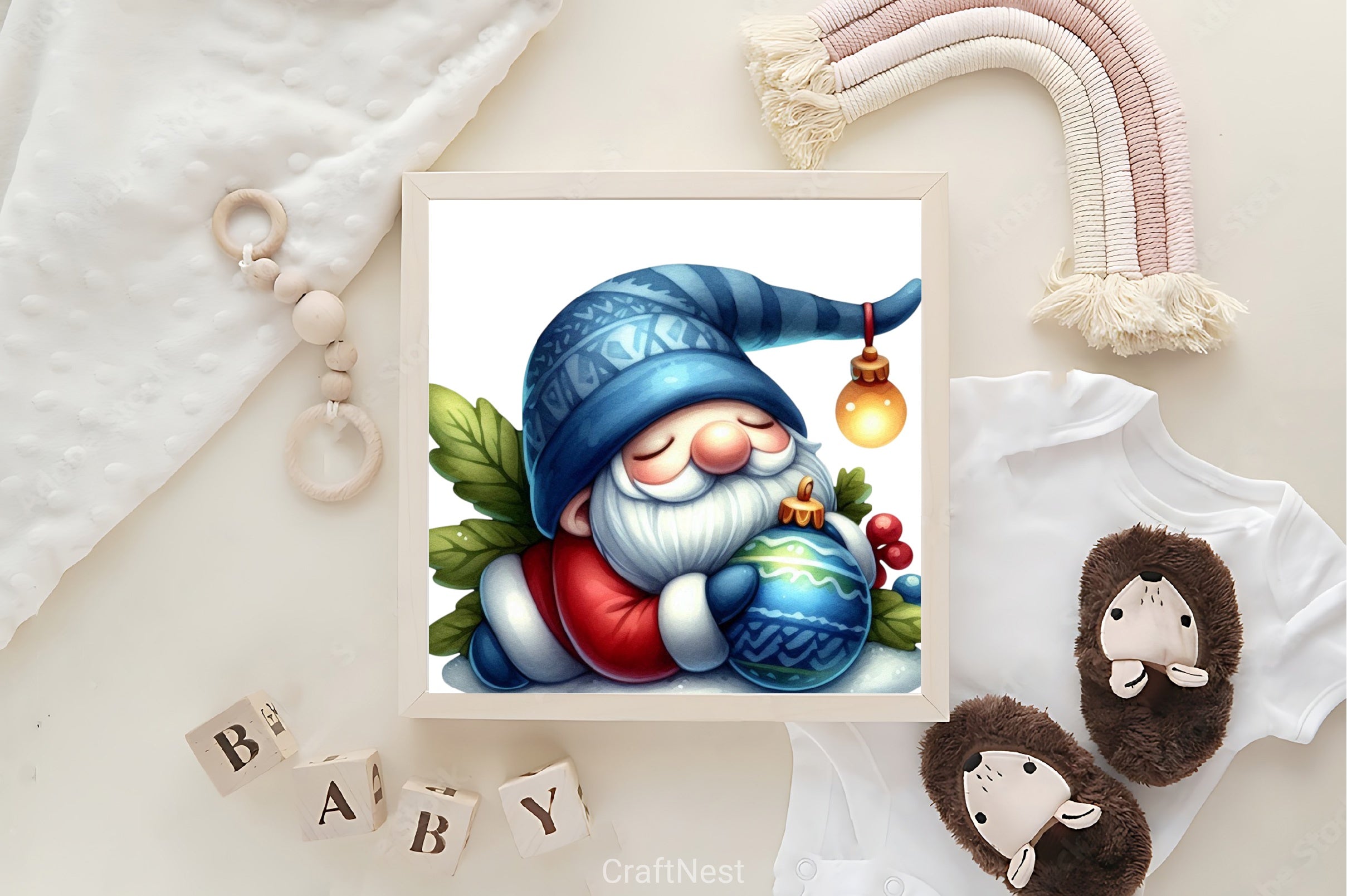 Christmas Gnome Clipart Bundle 2 - CraftNest - Digital Crafting and Art