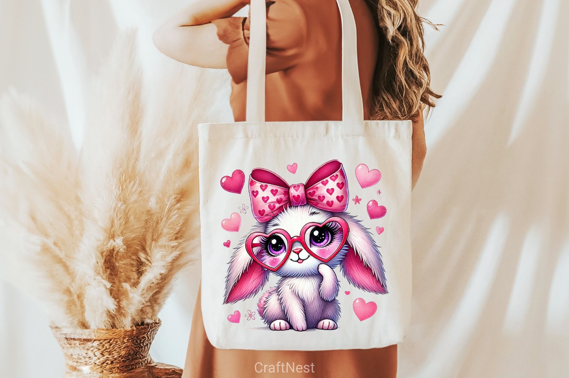 Valentine's Bunny Clipart Bundle 1 - CraftNest - Digital Crafting and Art