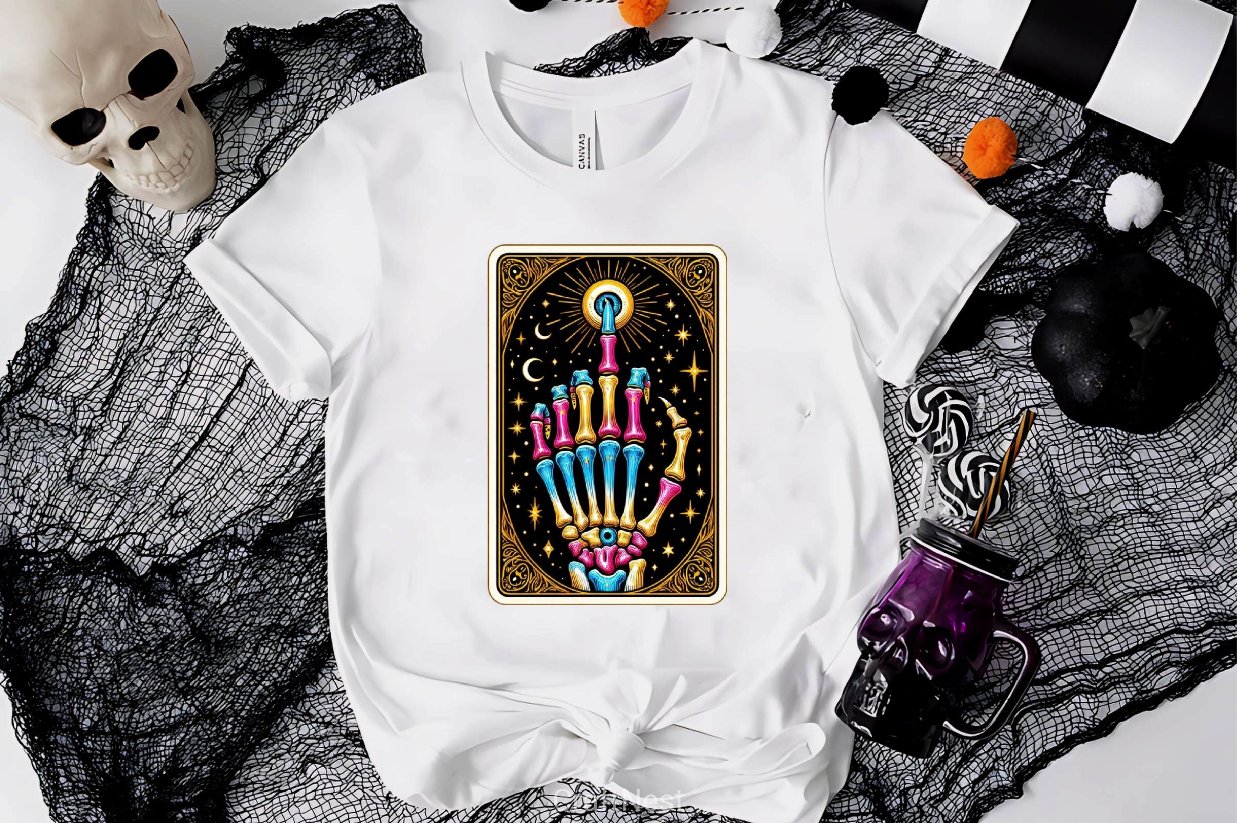 The Finger Funny Tarot Card Clipart Bundle - CraftNest - Digital Crafting and Art