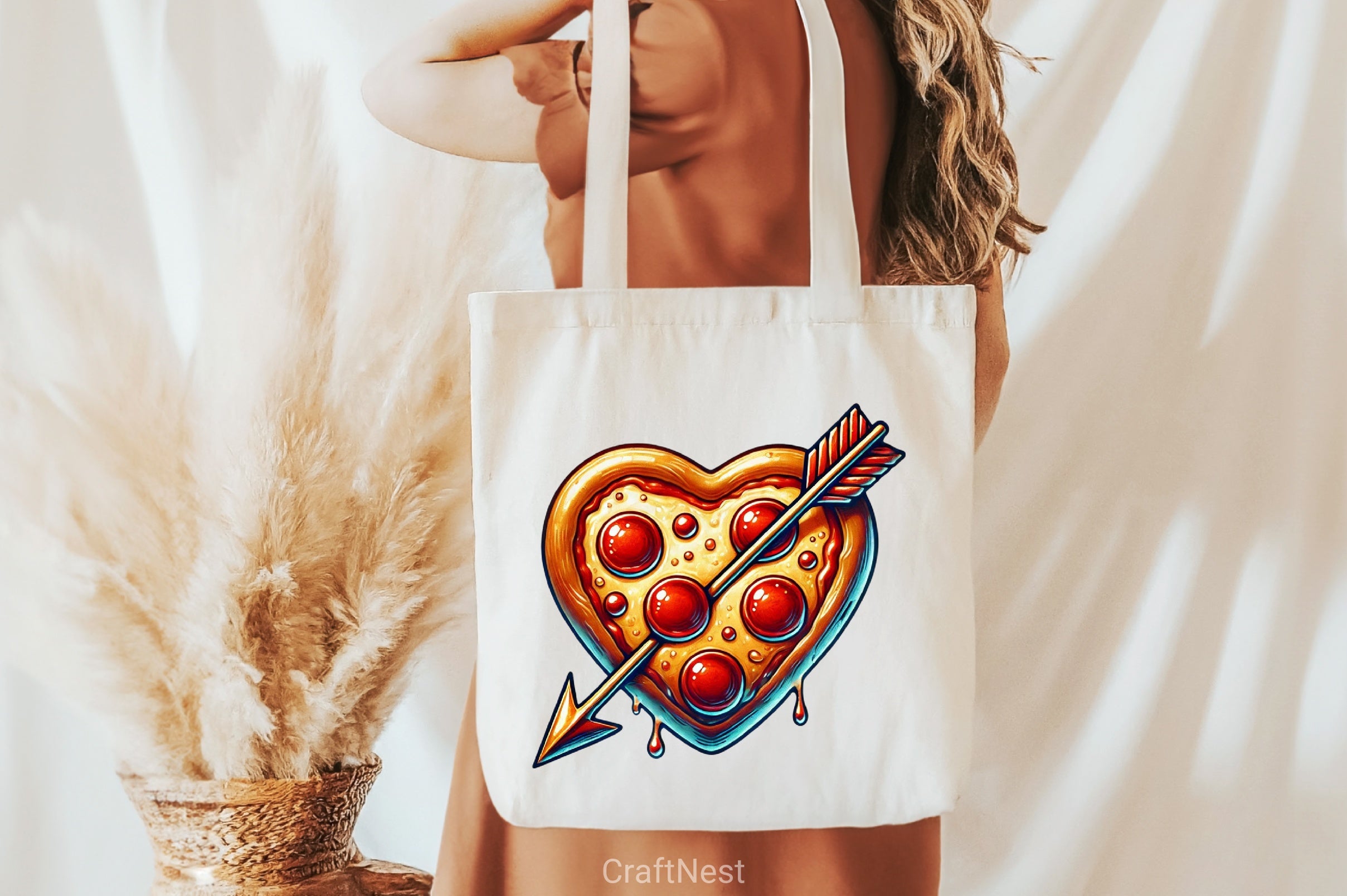 Valentine Heart Pizza Clipart Bundle - CraftNest - Digital Crafting and Art