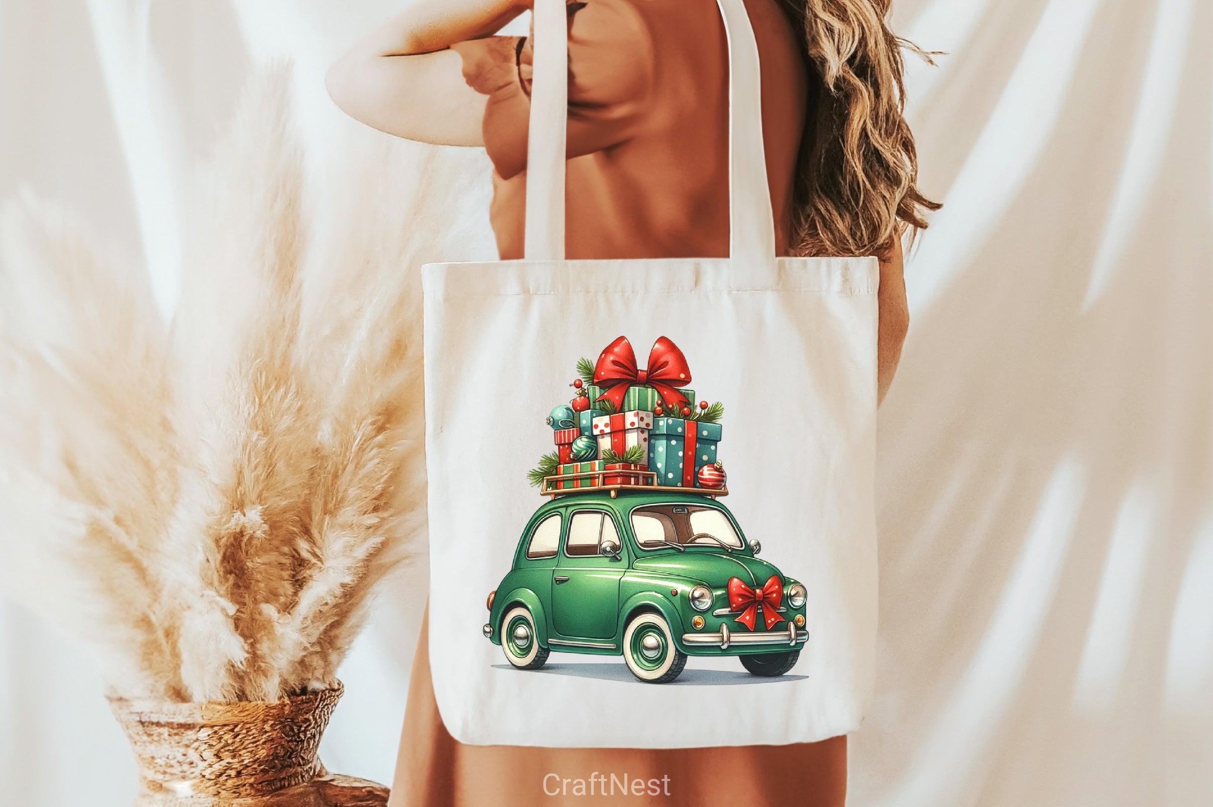 Christmas Car Clipart Bundle 2 - CraftNest - Digital Crafting and Art