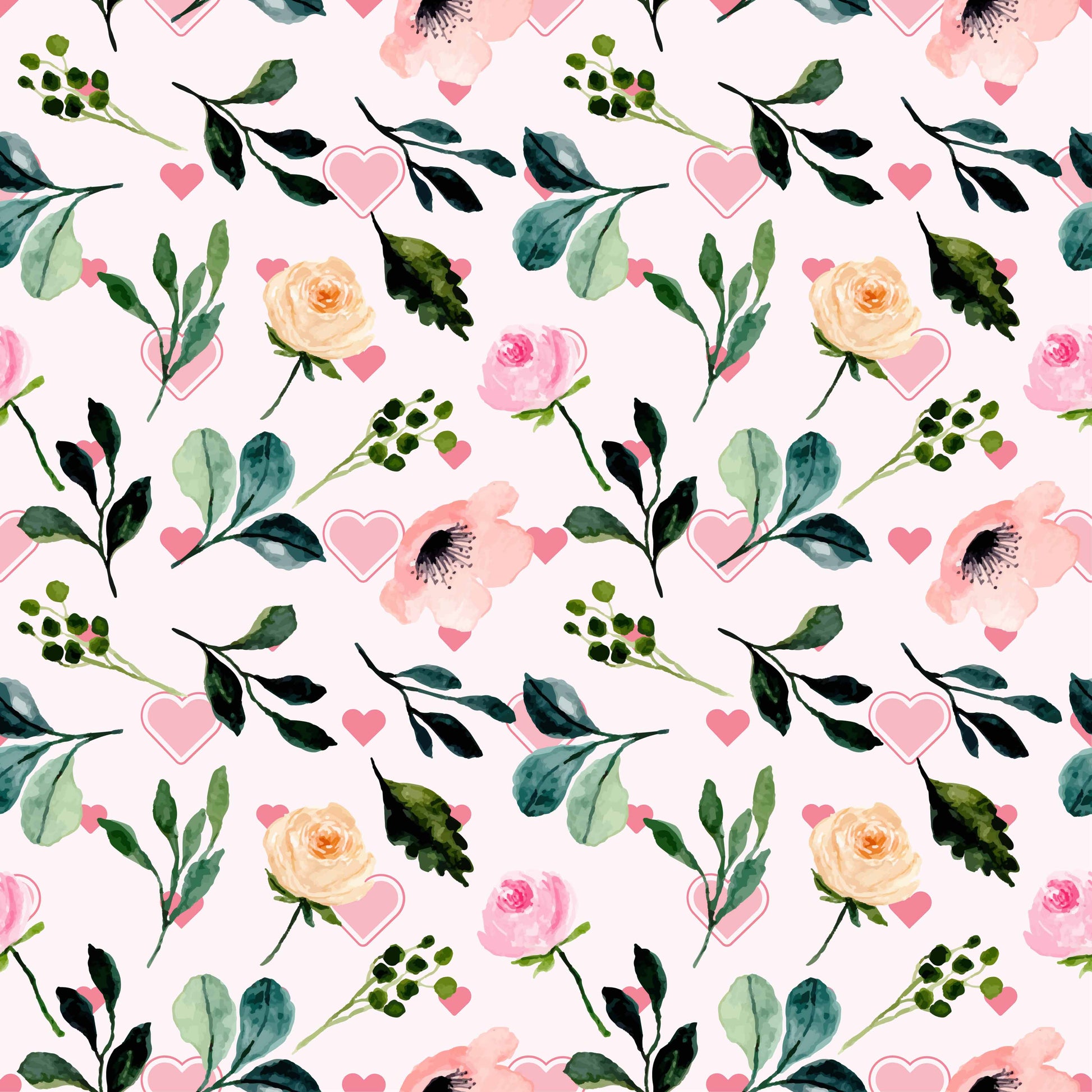 Spring Seamless Digital Paper - CraftNest - Digital Crafting and Art