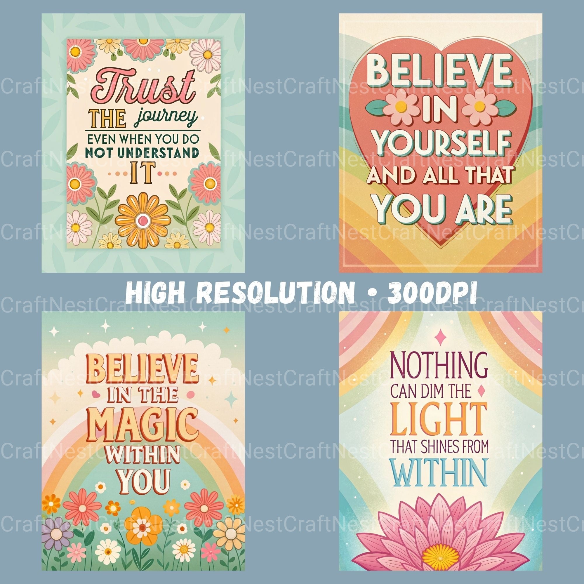 Girl Quotes Retro Clipart Bundle - CraftNest - Digital Crafting and Art