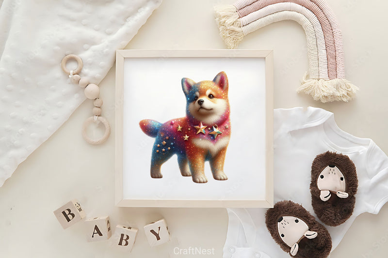 Glitter Dogs Clipart Bundle - CraftNest - Digital Crafting and Art