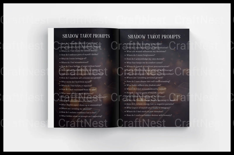 Tarot Reflection Prompts for Insightful Readings - CraftNest - Digital Crafting and Art