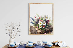 Wildflowers On Log Clipart Bundle - CraftNest - Digital Crafting and Art