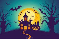 Scary Halloween Background Clipart Bundle 2 - CraftNest - Digital Crafting and Art