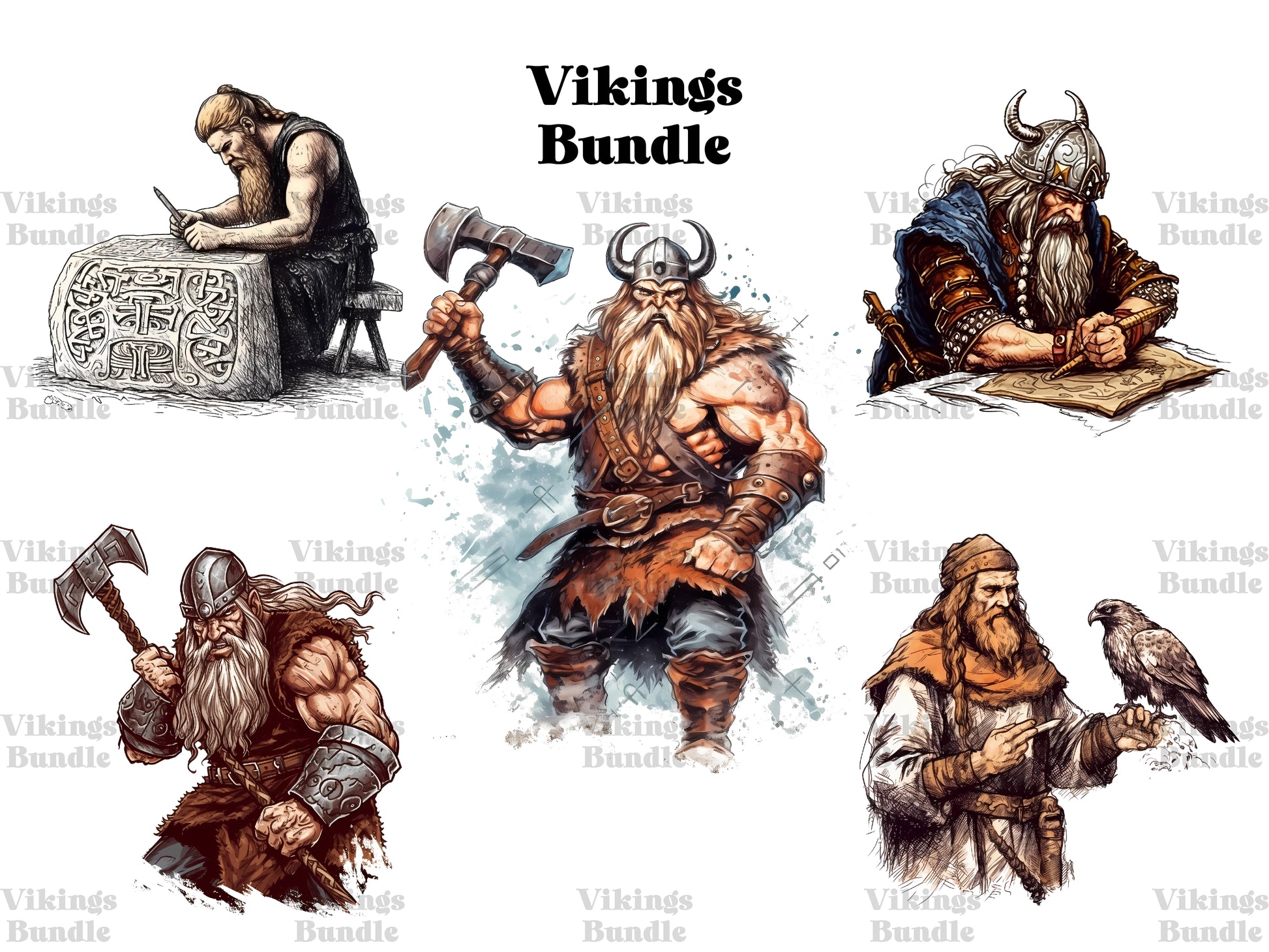 Vikings Clipart - CraftNest