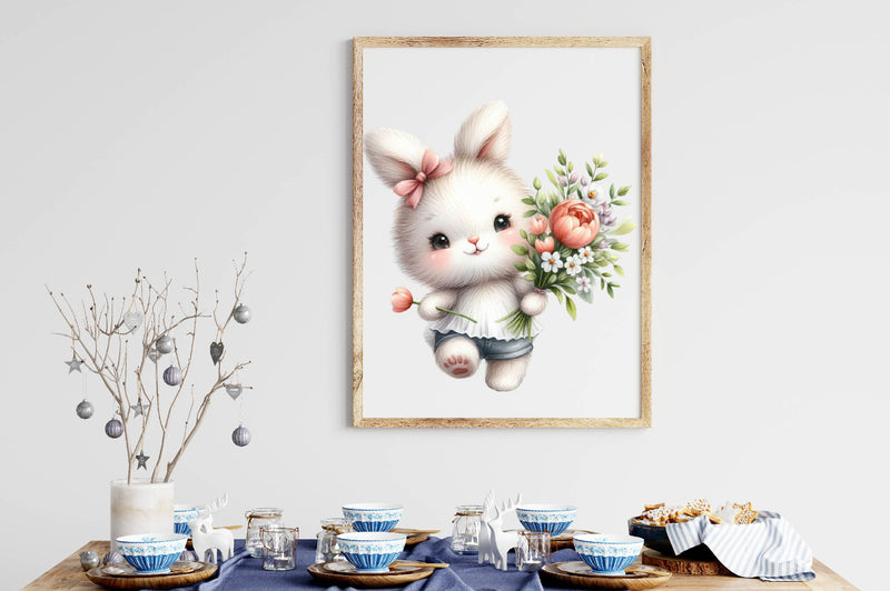 Easter Bunny Clipart Bundle 12 - CraftNest - Digital Crafting and Art