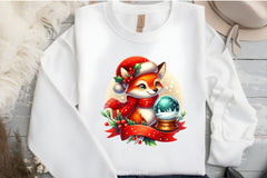 Christmas Fox Clipart Bundle - CraftNest - Digital Crafting and Art