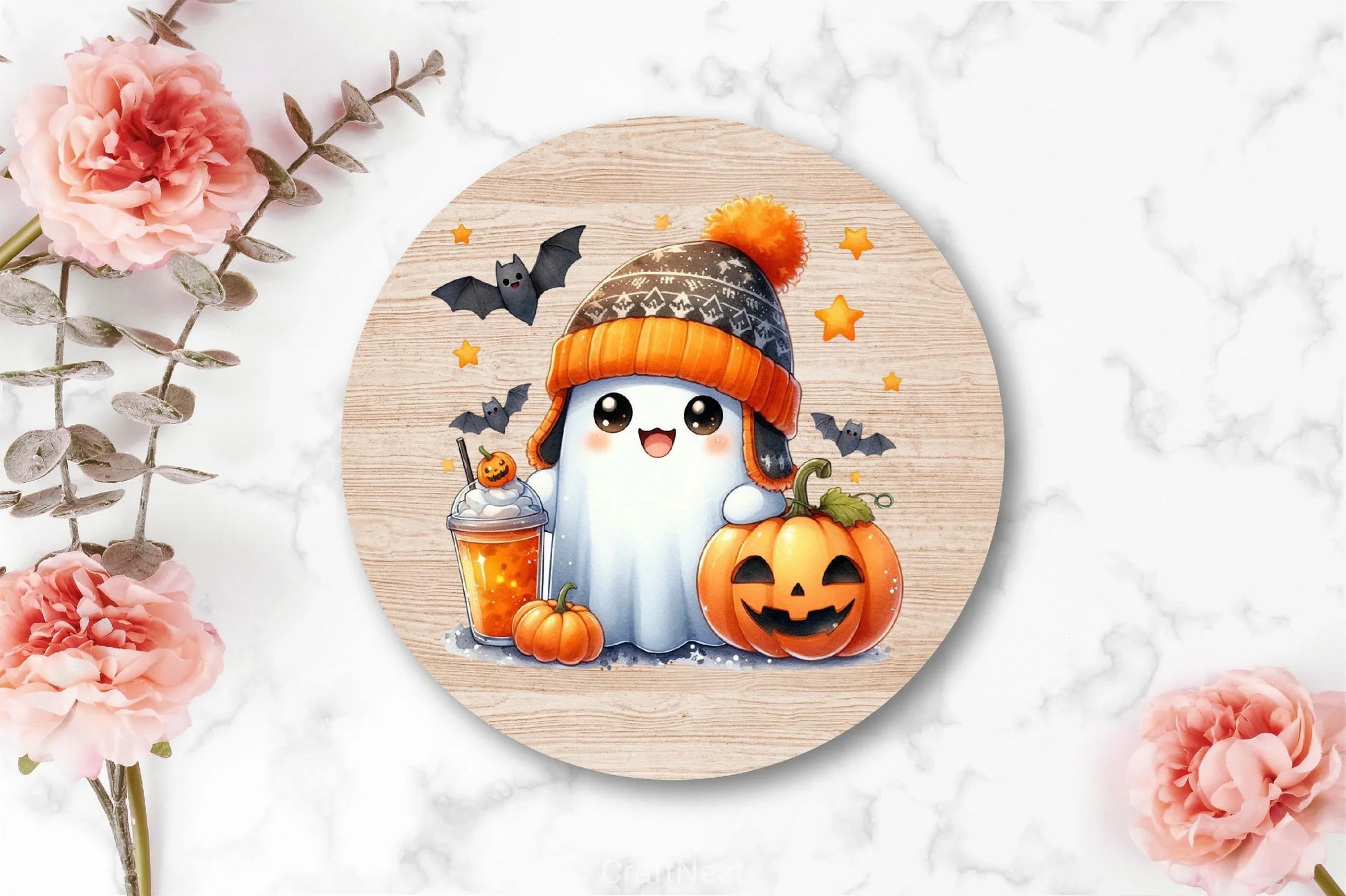 Cute Ghost Cute Halloween Clipart Bundle 12 - CraftNest - Digital Crafting and Art