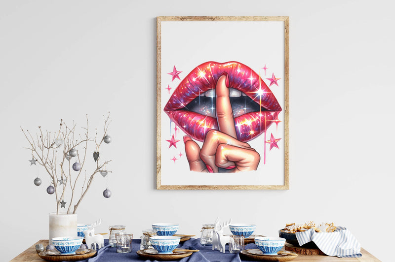 Kiss Lips Love Kisses Clipart Bundle 1 - CraftNest - Digital Crafting and Art