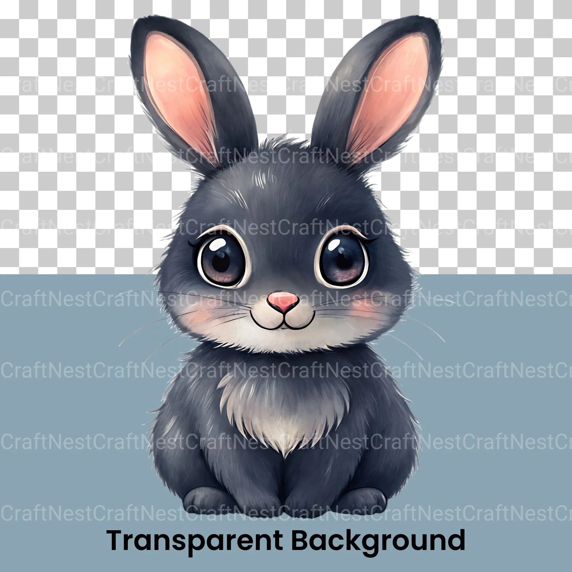 Bunny Rabbits Clipart Bundle - CraftNest - Digital Crafting and Art