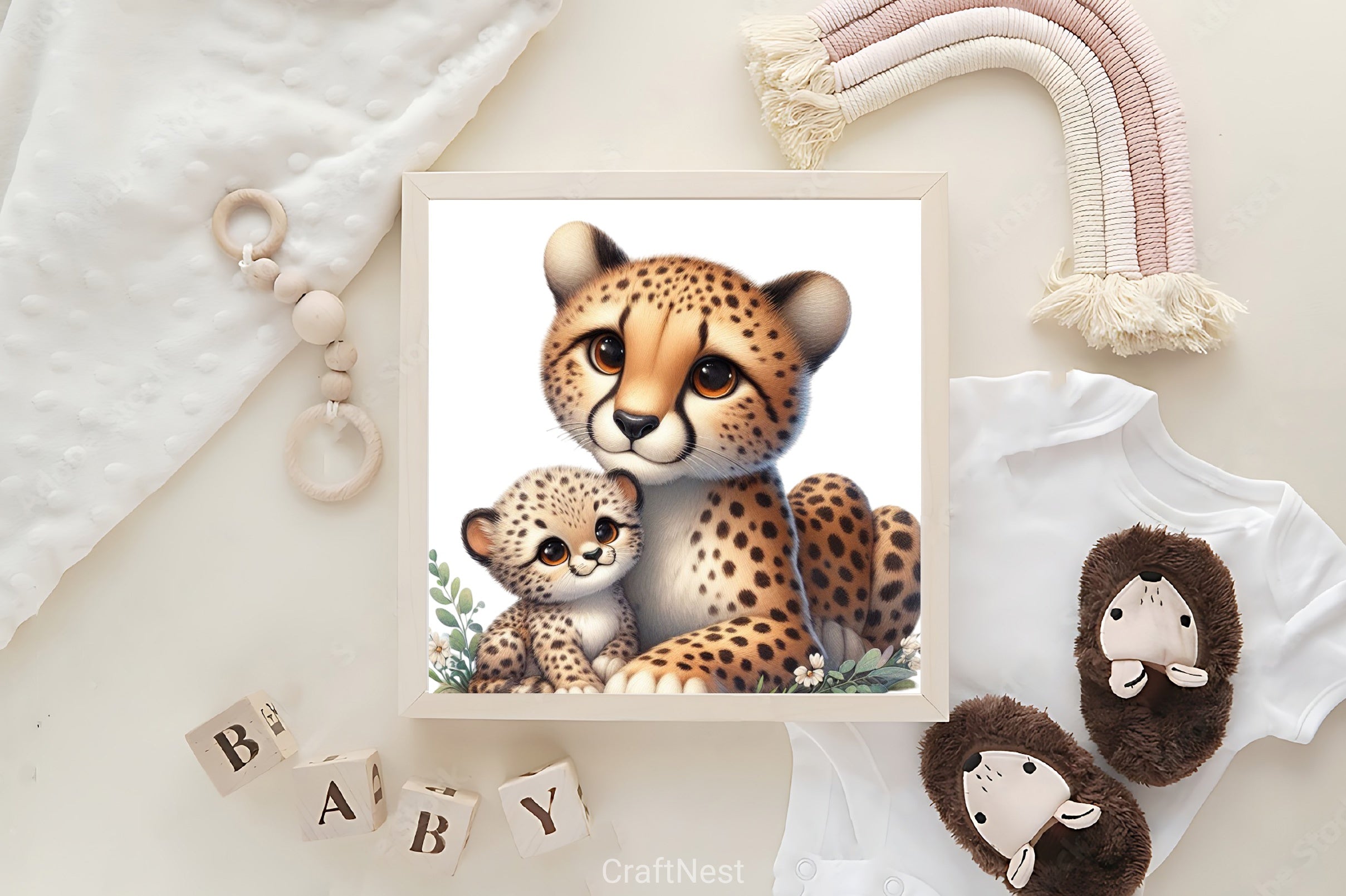 Mama & Baby Animals Clipart Bundle - CraftNest - Digital Crafting and Art