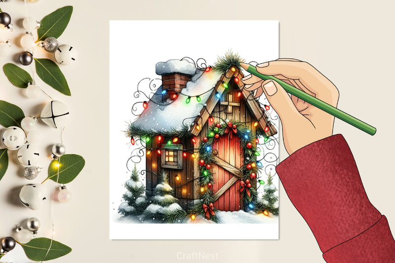 Christmas Door Clipart Bundle 3 - CraftNest - Digital Crafting and Art