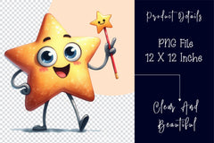 Playful Star Clipart Bundle 2 - CraftNest - Digital Crafting and Art