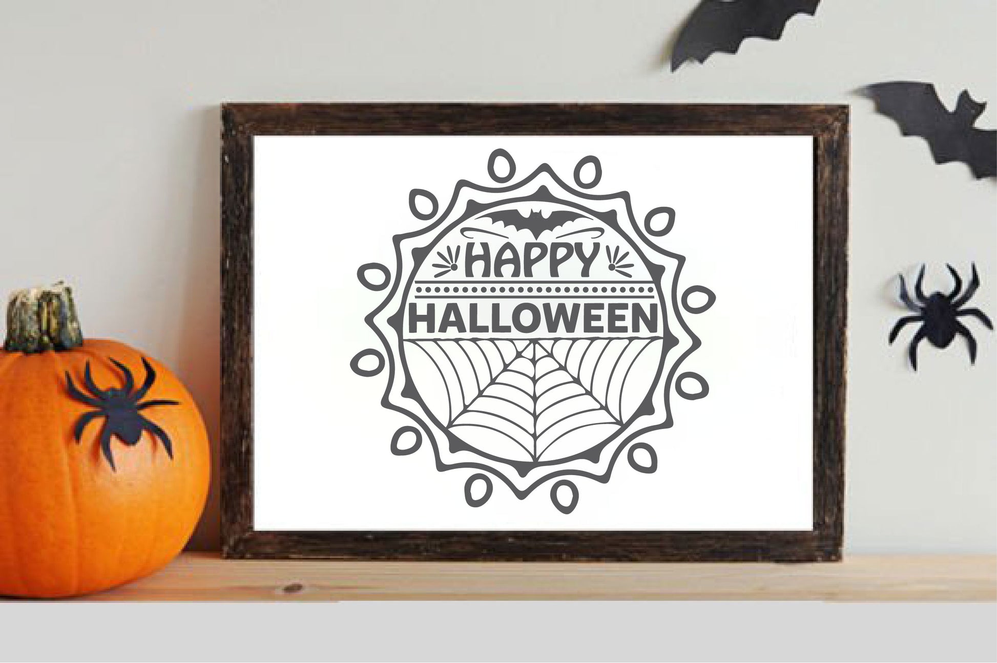 Halloween Round Sign SVG Bundle - CraftNest - Digital Crafting and Art