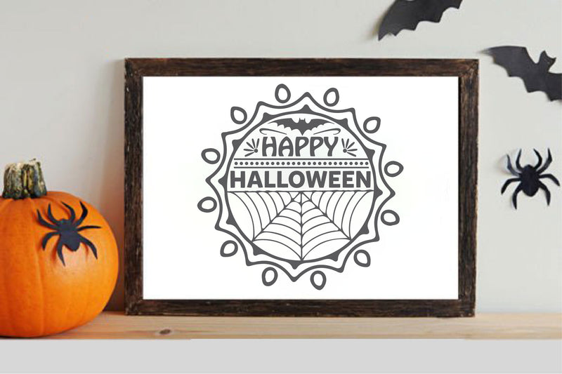 Halloween Round Sign SVG Bundle - CraftNest - Digital Crafting and Art