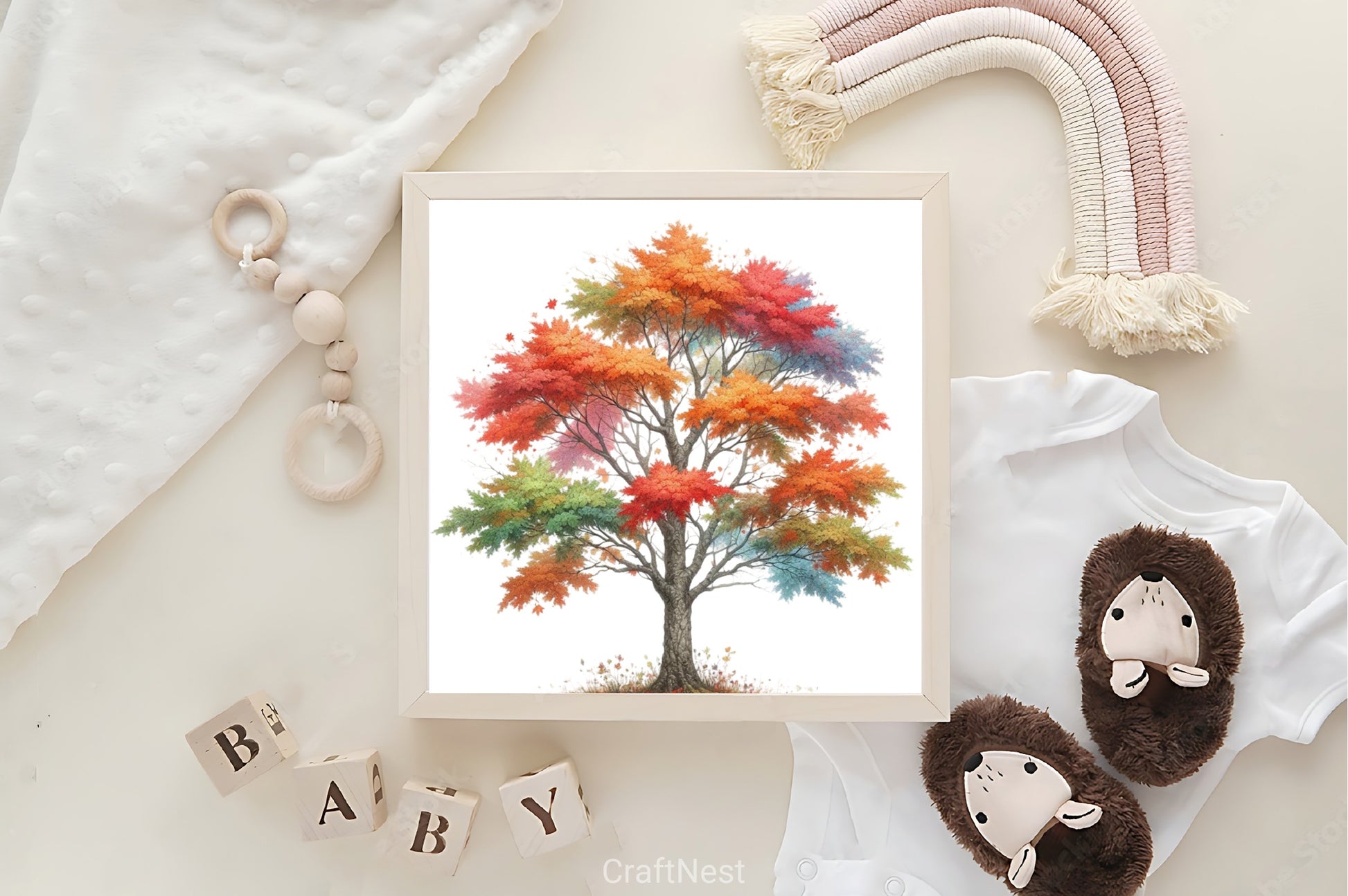 Fall Tree Clipart Bundle - CraftNest - Digital Crafting and Art