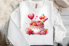 Valentine Cake Clipart Bundle - CraftNest - Digital Crafting and Art