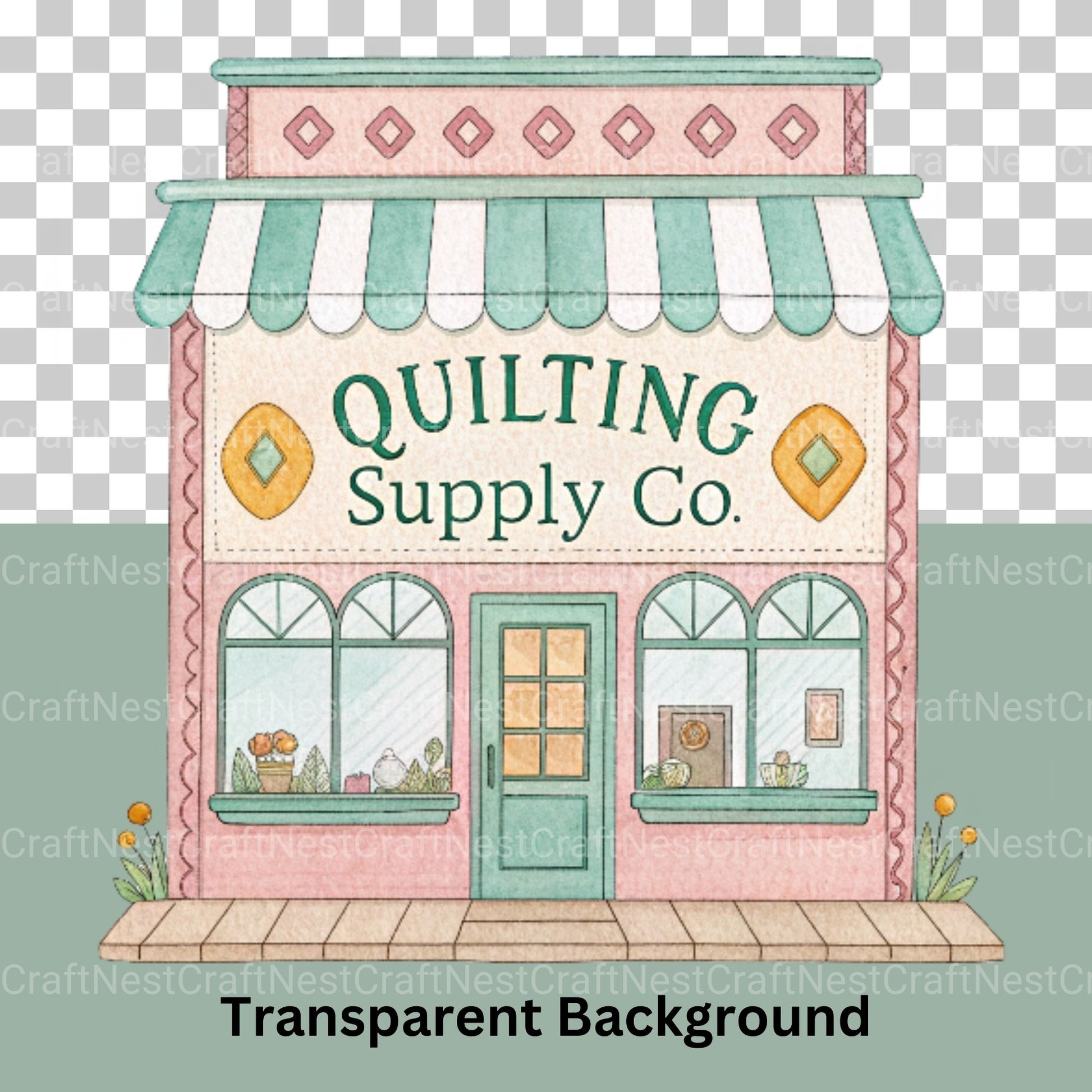 Craft Buildings Clipart Bundle - CraftNest - Digital Crafting and Art