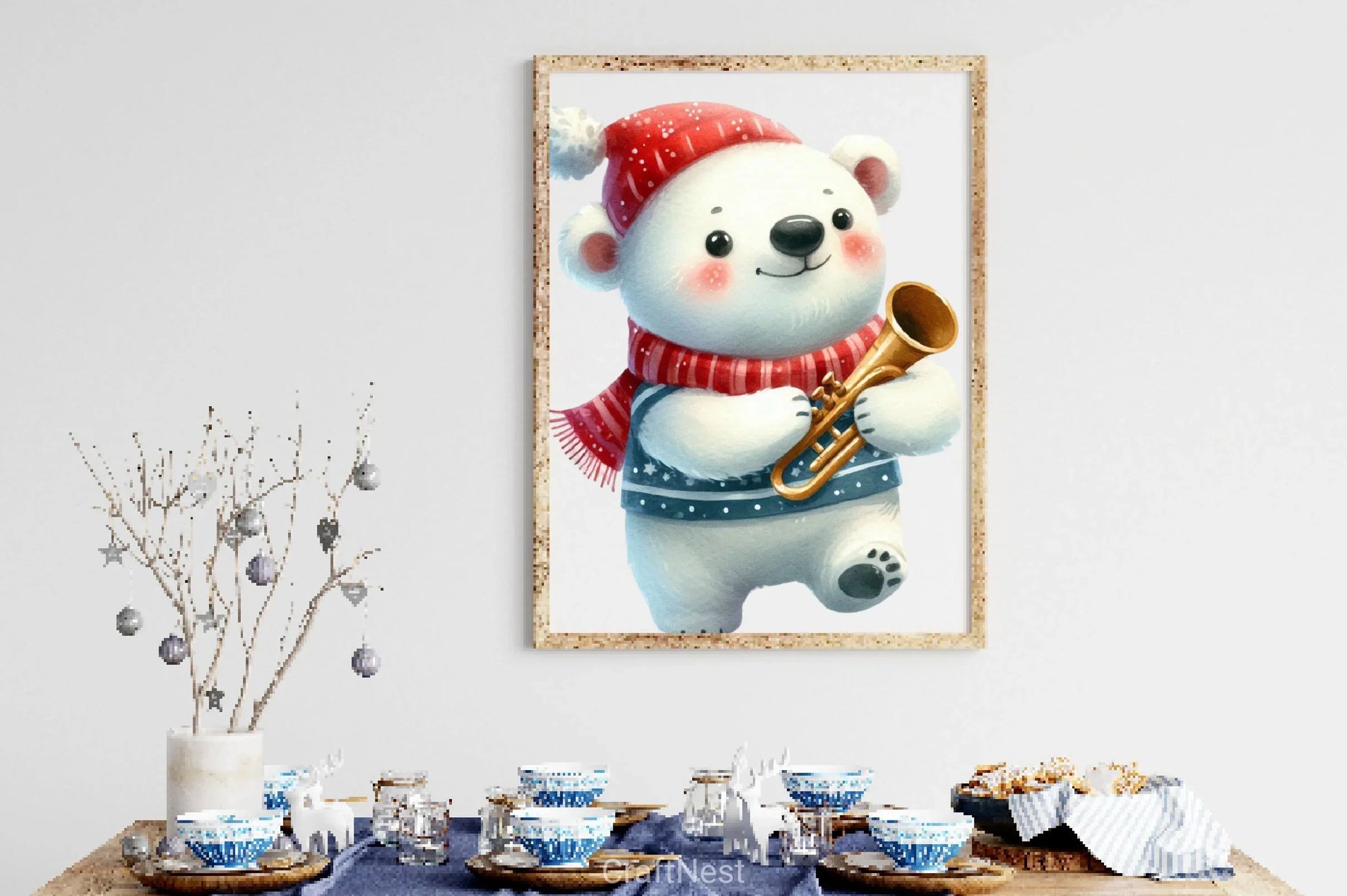 Christmas Polar Bear Clipart Bundle 6 - CraftNest - Digital Crafting and Art