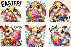Easter Bunny Clipart Bundle 1 - CraftNest - Digital Crafting and Art