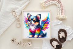 Dog With Angel Wings Clipart Bundle - CraftNest - Digital Crafting and Art
