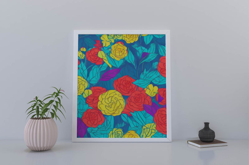 Wild Flower Seamless Patterns Clipart Bundle - CraftNest - Digital Crafting and Art