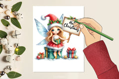 Christmas Fairy Clipart Bundle - CraftNest - Digital Crafting and Art