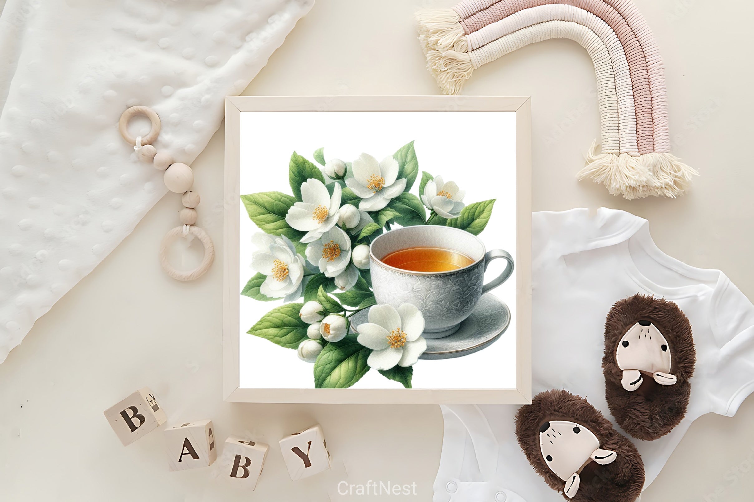 Jasmine Tea Clipart Bundle - CraftNest - Digital Crafting and Art