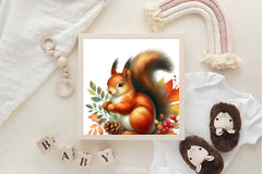Autumn Squirrel Clipart Bundle 2 - CraftNest - Digital Crafting and Art