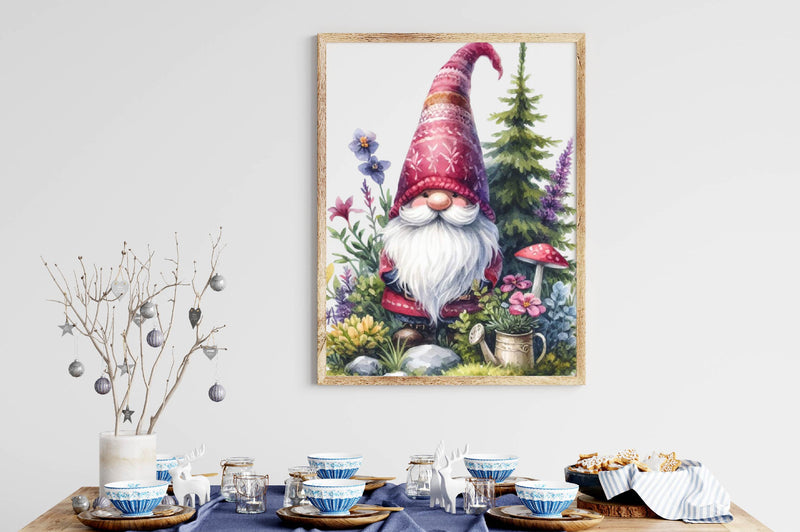 Garden Gnome Clipart Bundle - CraftNest - Digital Crafting and Art