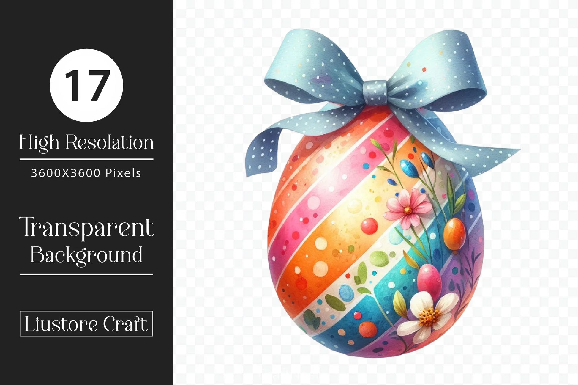 Easter Eggs Clipart Bundle 3 - CraftNest - Digital Crafting and Art