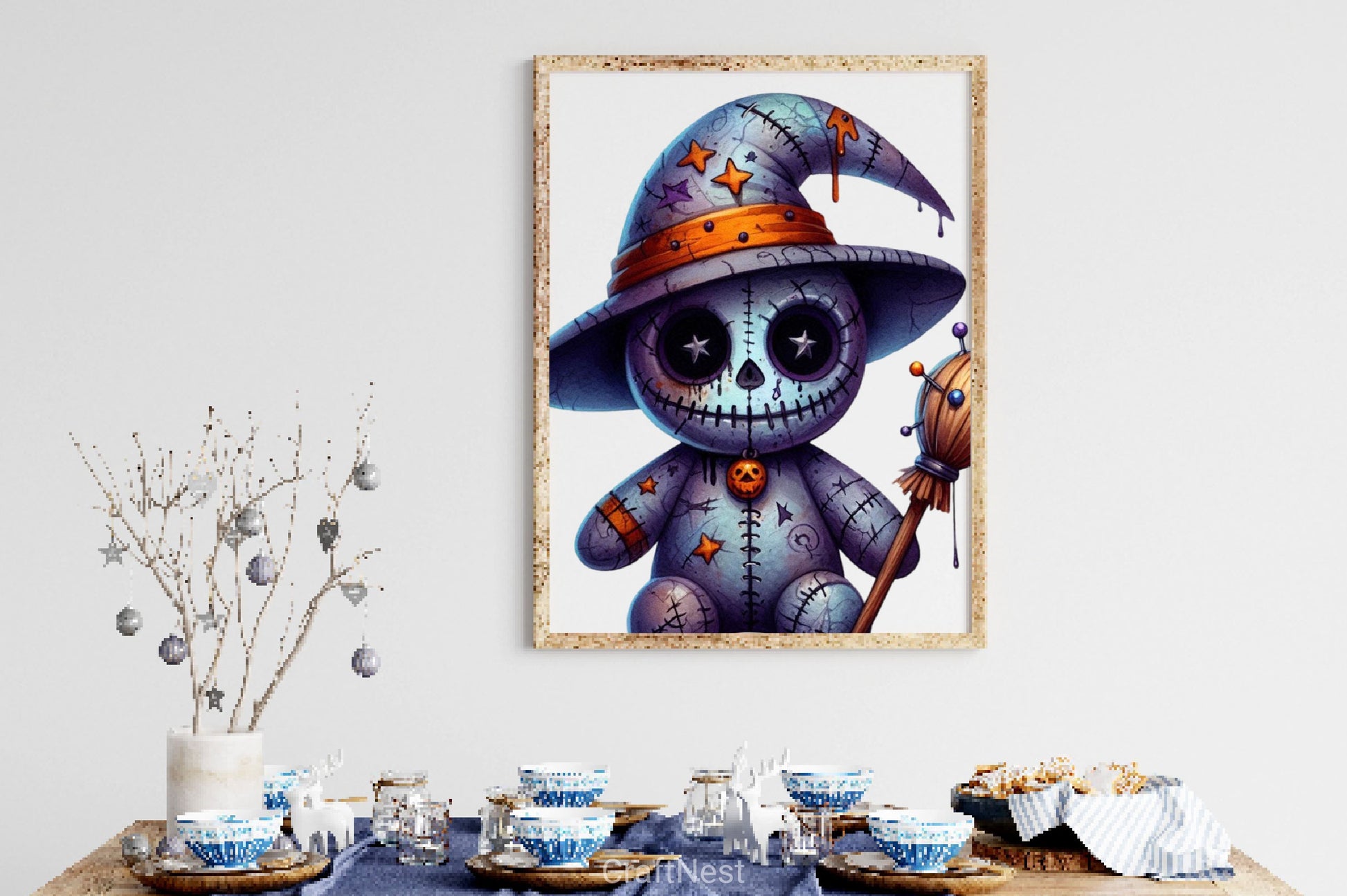 Halloween Gothic Voodoo Doll Clipart Bundle 5 - CraftNest - Digital Crafting and Art