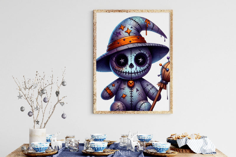 Halloween Gothic Voodoo Doll Clipart Bundle 5 - CraftNest - Digital Crafting and Art