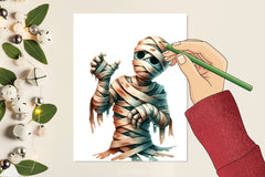 Halloween Mummy Clipart Bundle - CraftNest - Digital Crafting and Art