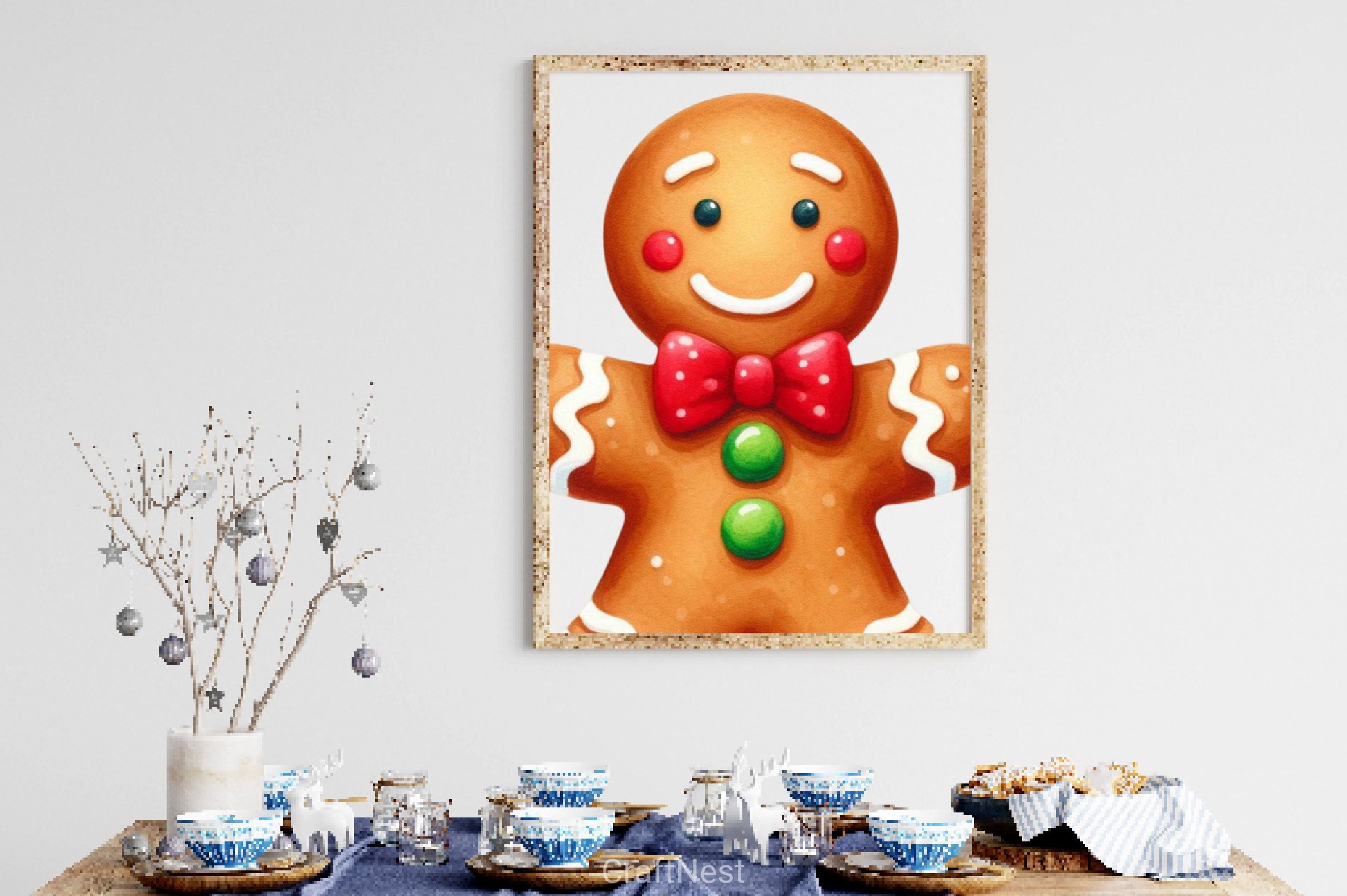 Gingerbread Clipart Bundle - CraftNest - Digital Crafting and Art