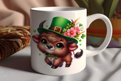 St Patrick'S Highland Cow Clipart Bundle - CraftNest - Digital Crafting and Art