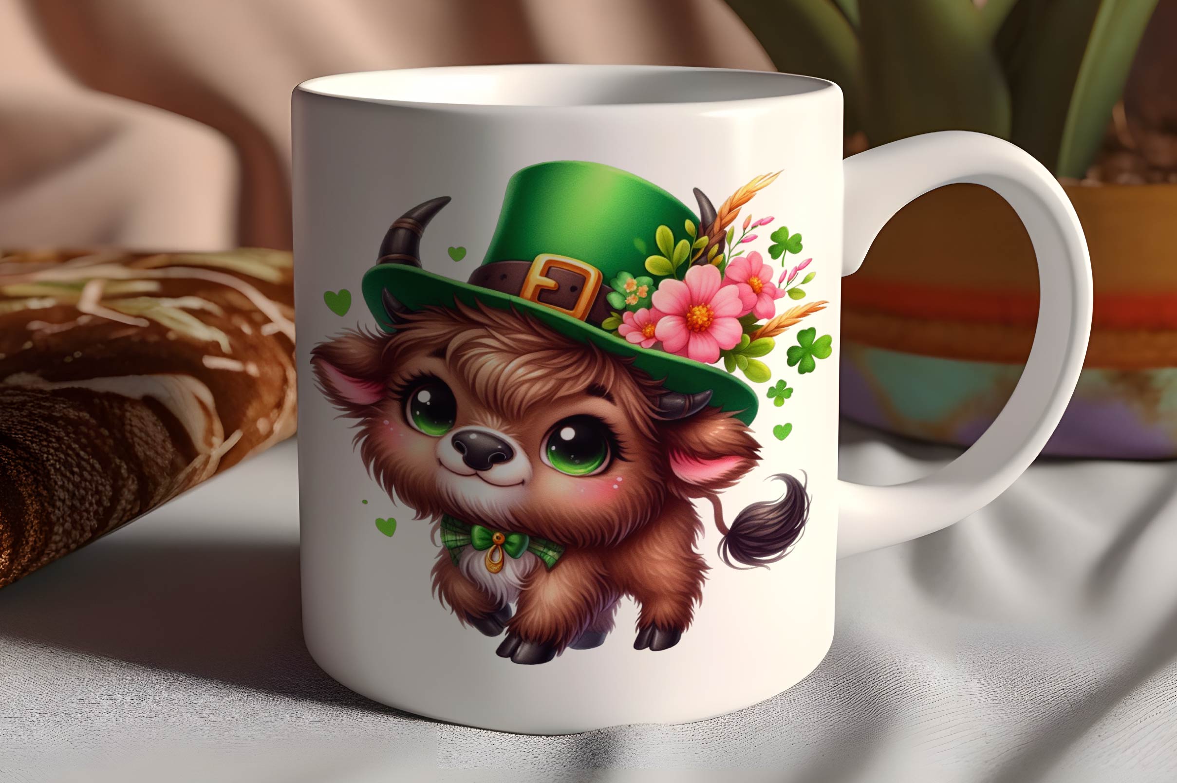 St Patrick'S Highland Cow Clipart Bundle - CraftNest - Digital Crafting and Art
