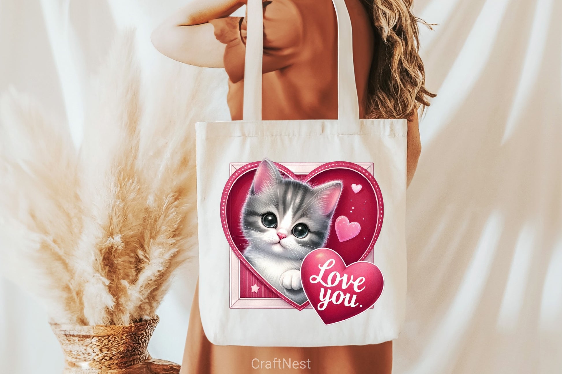 Love You Cat Valentine's Day Clipart Bundle 3 - CraftNest - Digital Crafting and Art