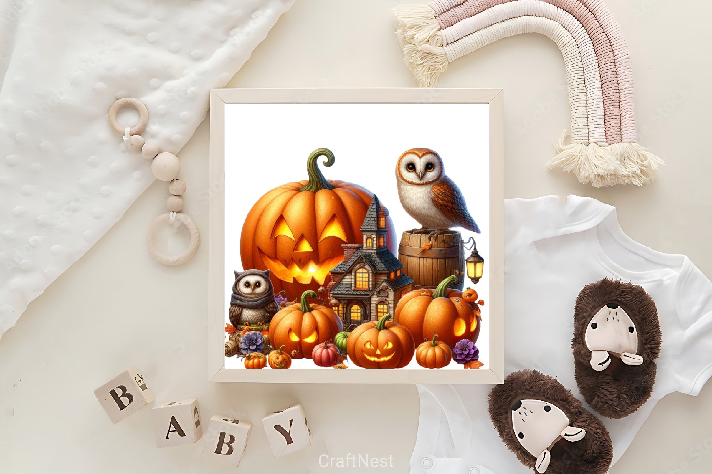 Autumn Owl Clipart Bundle - CraftNest - Digital Crafting and Art