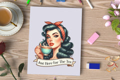 Just Here For The Tea Clipart Bundle 3 - CraftNest - Digital Crafting and Art