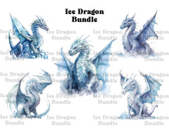 Ice Dragon Clipart - CraftNest