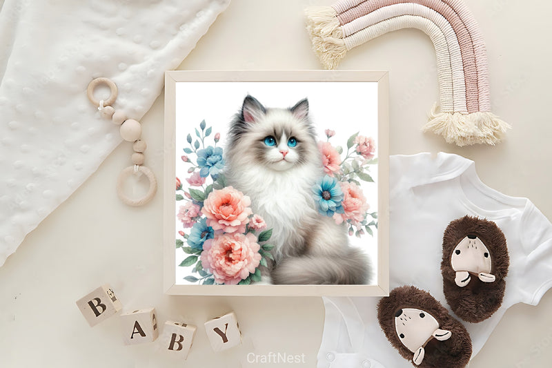 Ragdoll Cat Clipart Bundle - CraftNest - Digital Crafting and Art