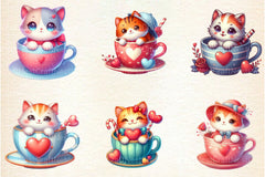 Valentine's Day Cute Cartoon Clipart Bundle - CraftNest - Digital Crafting and Art