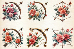 Cupid Arrow Clipart Bundle - CraftNest - Digital Crafting and Art