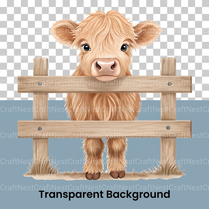 Highland Cows Clipart Bundle - CraftNest - Digital Crafting and Art