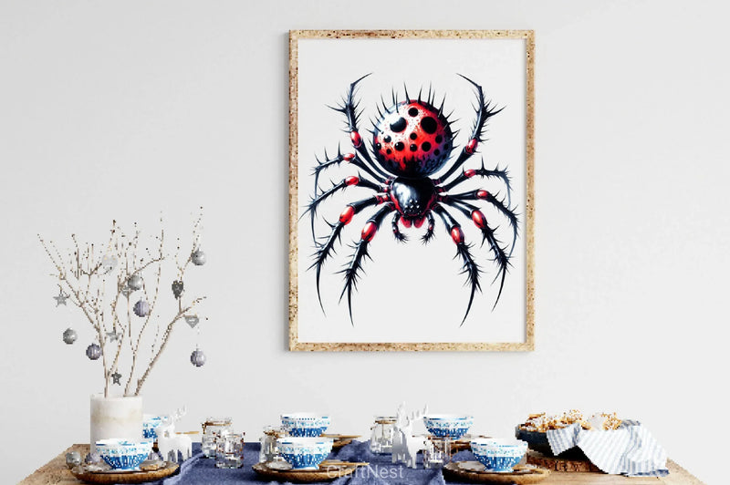 Halloween Spider Clipart Bundle 3 - CraftNest - Digital Crafting and Art