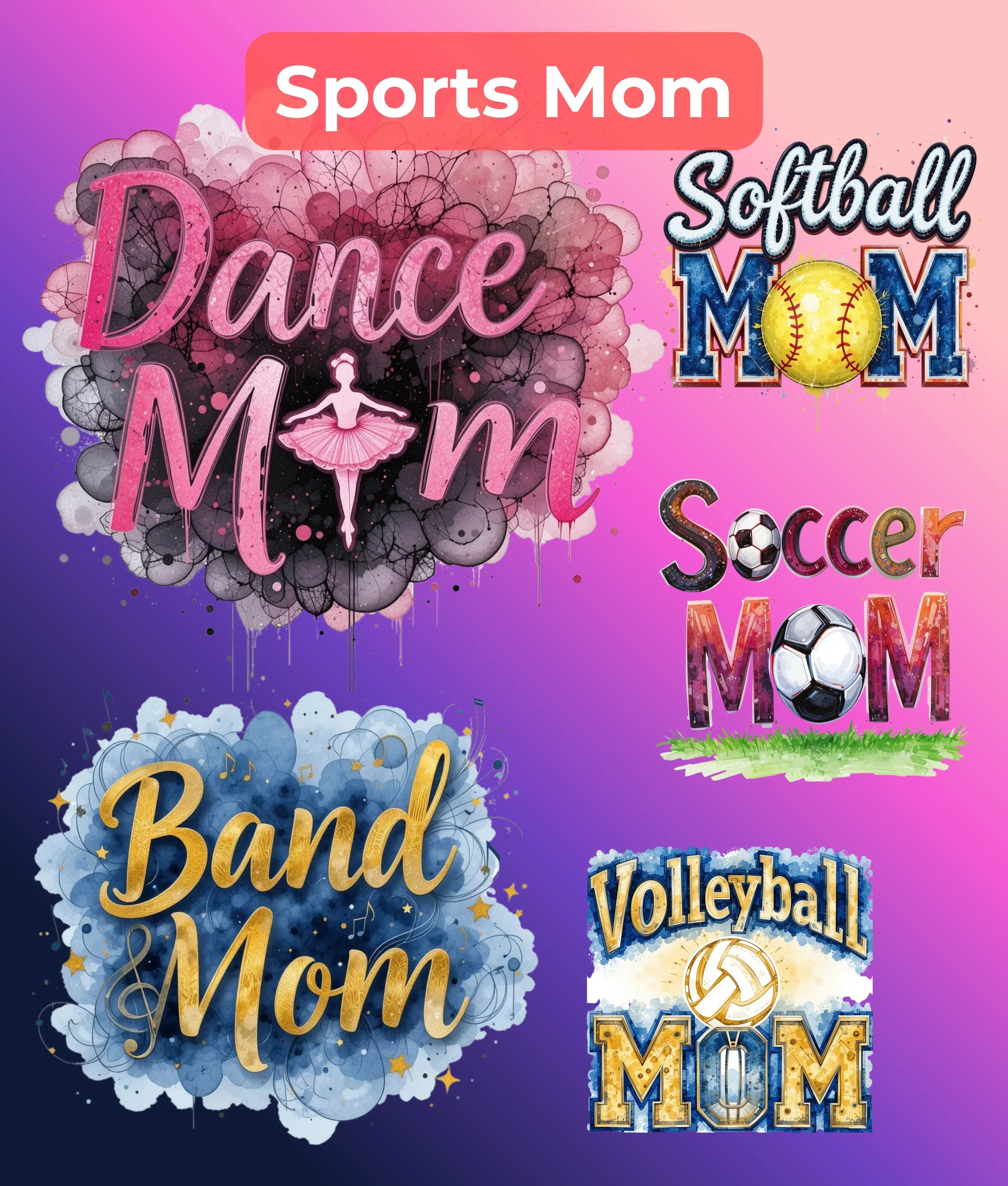 Mom Life Clipart Bundle - CraftNest - Digital Crafting and Art